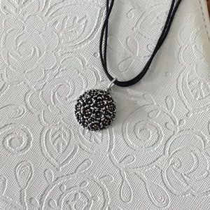 Pandora two tone floral pendant